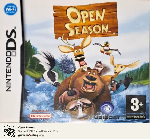 Open Season Nintendo DS, United Kingdom box front