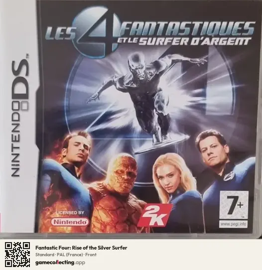 Fantastic Four: Rise of the Silver Surfer Nintendo DS, France box front