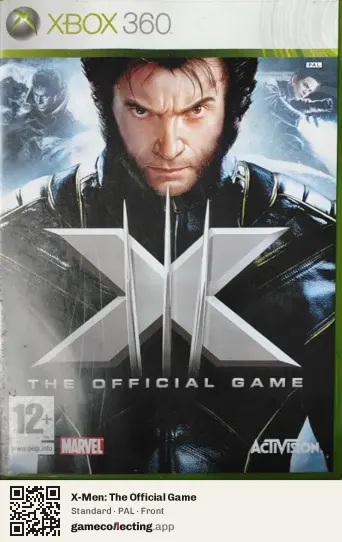 X-Men: The Official Game Xbox 360, PAL box front
