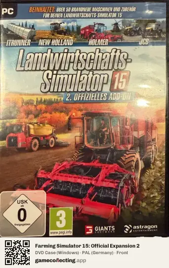 Farming Simulator 15: Official Expansion 2 Computer, Germany box front