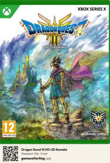 Dragon Quest III HD-2D Remake Xbox Series X, PAL box front