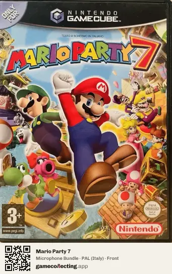 Mario Party 7 Nintendo GameCube, Italy box front