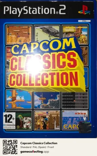 Capcom Classics Collection PlayStation 2, Spain box front