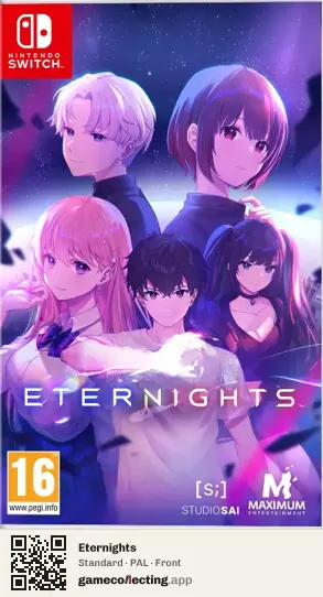 Eternights Nintendo Switch, PAL box front