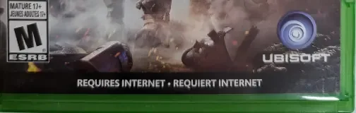 For Honor, the ESRB box on its front