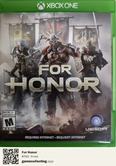For Honor Xbox One, NTSC box front