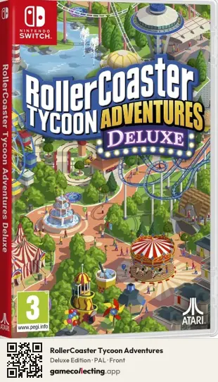 RollerCoaster Tycoon Adventures Nintendo Switch, PAL box front