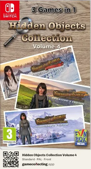 Hidden Objects Collection Volume 4 Nintendo Switch, PAL box front
