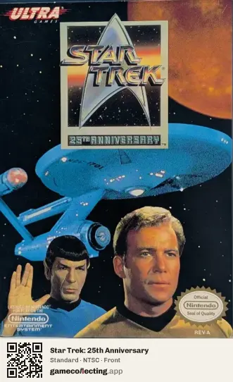 Star Trek: 25th Anniversary Nintendo Entertainment System, NTSC box front