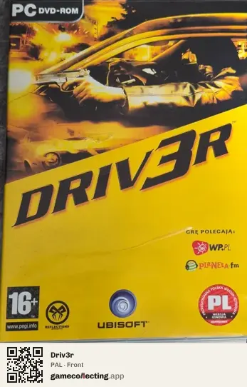 Driv3r Computer, PAL box front