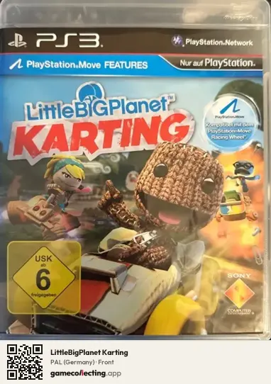 LittleBigPlanet Karting PlayStation 3, Germany box front