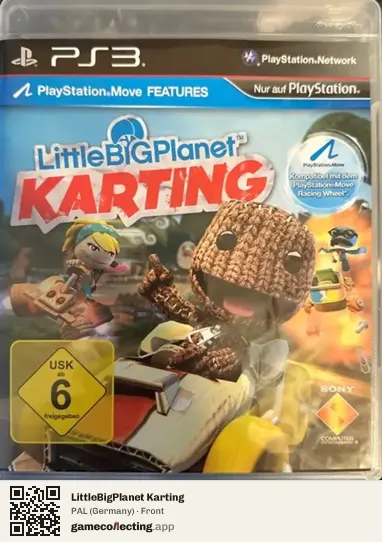 LittleBigPlanet Karting PlayStation 3, Germany box front