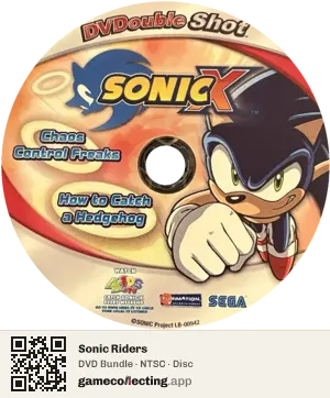 Sonic Riders PlayStation 2, NTSC disc