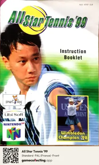 All Star Tennis '99 Nintendo 64, France box front