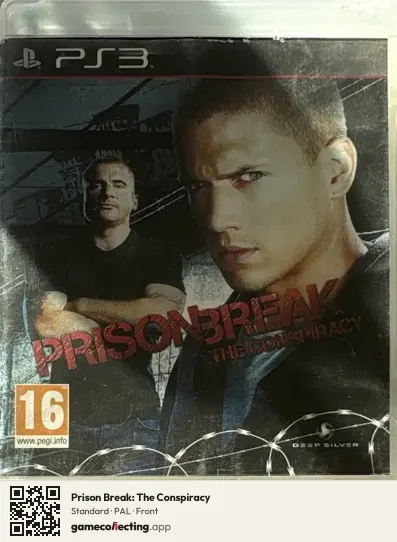 Prison Break: The Conspiracy PlayStation 3, PAL box front