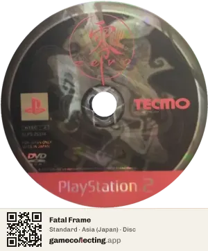 Fatal Frame PlayStation 2, Asia disc