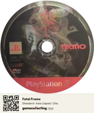 Fatal Frame PlayStation 2, Asia disc