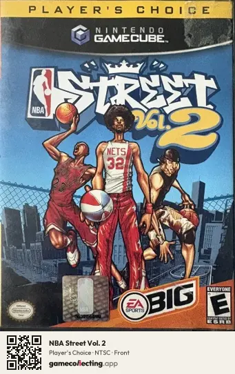 NBA Street Vol. 2 Nintendo GameCube, NTSC box front