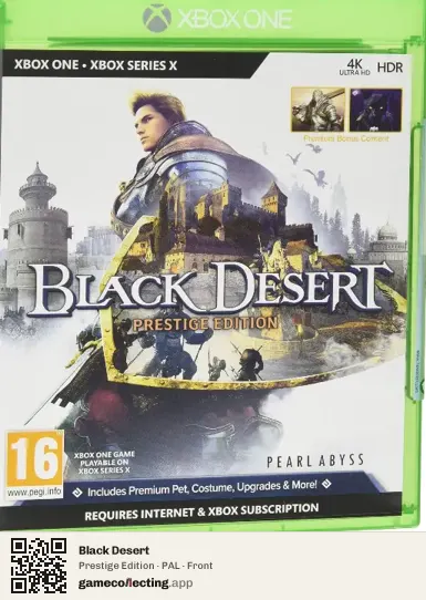 Black Desert Xbox One, PAL box front