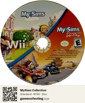 MySims Collection Nintendo Wii, NTSC disc