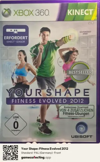 Your Shape: Fitness Evolved 2012 Xbox 360, Germany box front