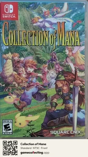 Collection of Mana Nintendo Switch, NTSC box front