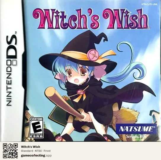Witch's Wish Nintendo DS, NTSC box front