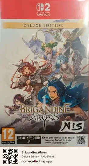 Brigandine Abyss Nintendo Switch 2, PAL box front