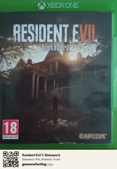 Resident Evil 7: Biohazard Xbox One, Poland box front