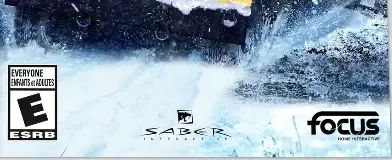 SnowRunner, the ESRB box on its front