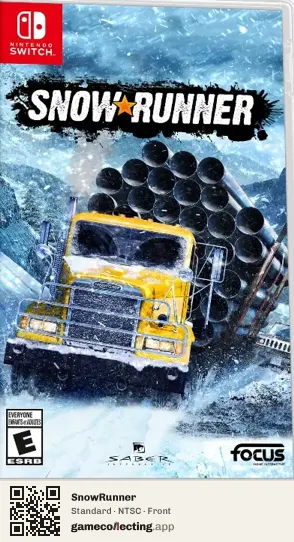 SnowRunner Nintendo Switch, NTSC box front