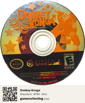 Donkey Konga Nintendo GameCube, NTSC disc