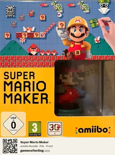 Super Mario Maker Nintendo Wii U, PAL box front