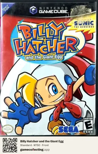 Billy Hatcher and the Giant Egg Nintendo GameCube, NTSC box front