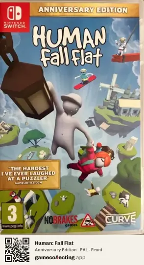 Human: Fall Flat Nintendo Switch, PAL box front