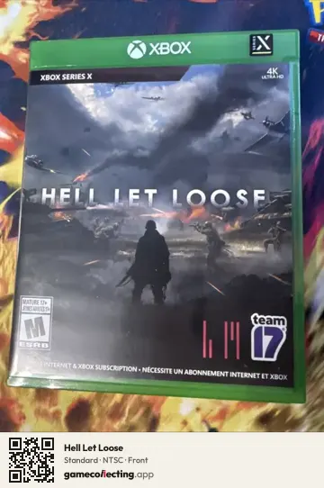 Hell Let Loose Xbox Series X, NTSC box front