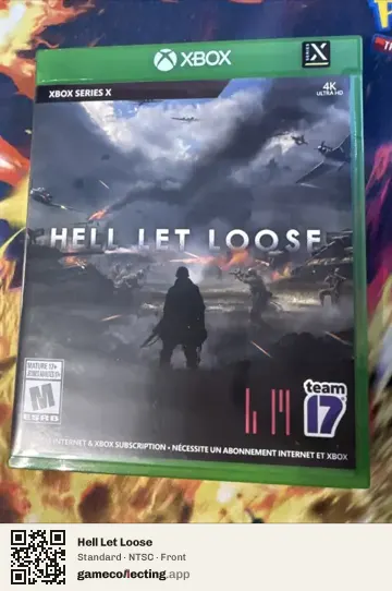 Hell Let Loose Xbox Series X, NTSC box front