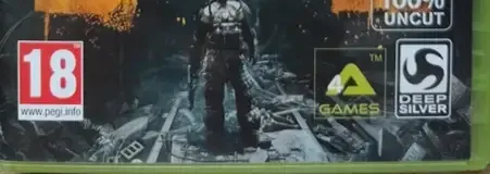 Metro: Last Light, the PEGI square on its front