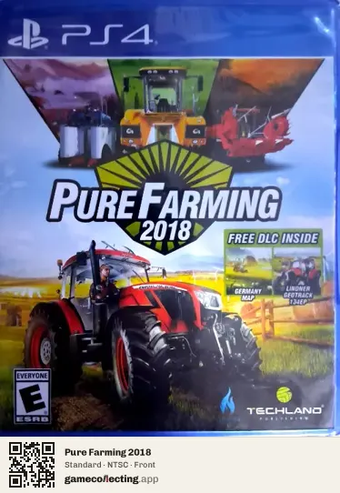 Pure Farming 2018 PlayStation 4, NTSC box front