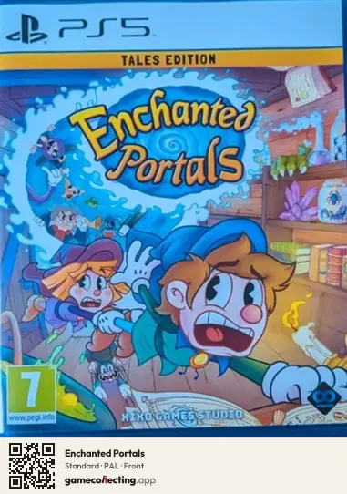 Enchanted Portals PlayStation 5, PAL box front