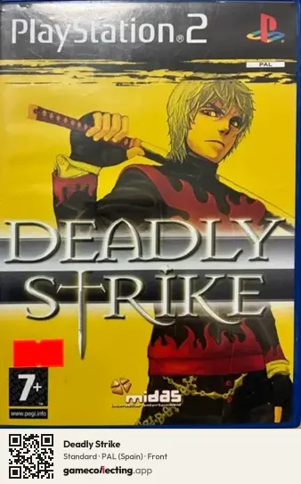 Deadly Strike PlayStation 2, Spain box front