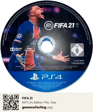 FIFA 21 PlayStation 5, PAL disc