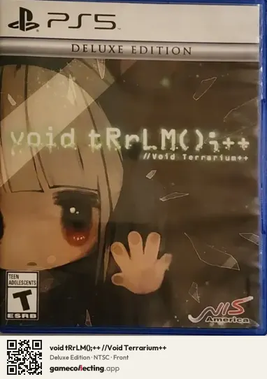 void tRrLM();++ //Void Terrarium++ PlayStation 5, NTSC box front