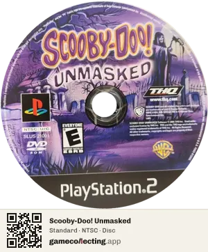 Scooby-Doo! Unmasked PlayStation 2, NTSC disc