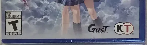 Blue Reflection, the ESRB box on its front