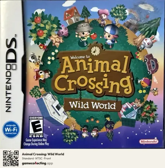 Animal Crossing: Wild World Nintendo DS, NTSC box front