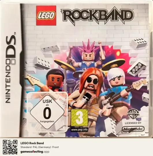 LEGO Rock Band Nintendo DS, Germany box front