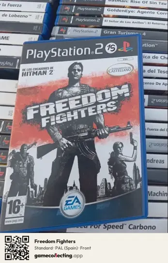 Freedom Fighters PlayStation 2, Spain box front