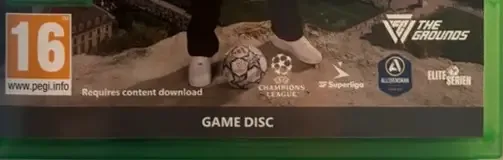 EA Sports FC 27, the USK square on its front