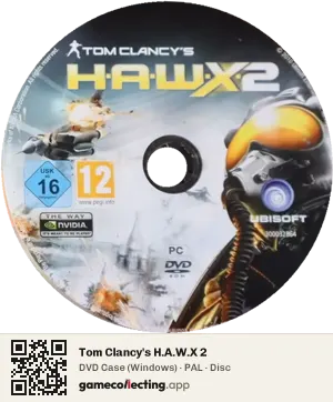 Tom Clancy's H.A.W.X 2 Computer, PAL disc